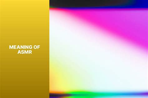 Image result for ASMR Signification