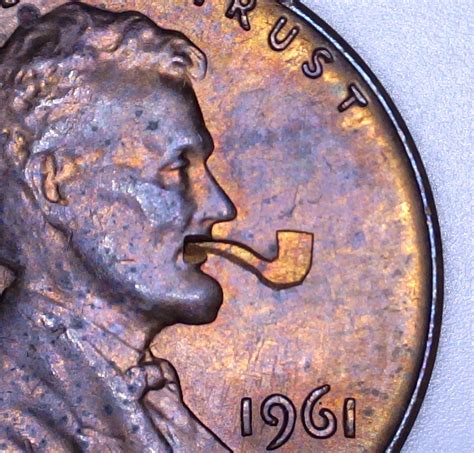 Lincoln Smoking Pipe Penny