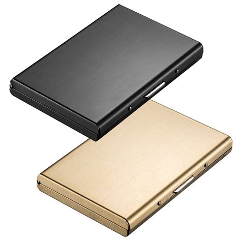 Buy Stealodeal Gold and Black Metal Limited Edition ATM Card Holder at ...