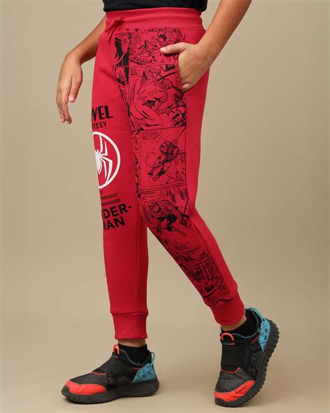 Spiderman Printed Regular Fit Jogger For Boys – Kidsville