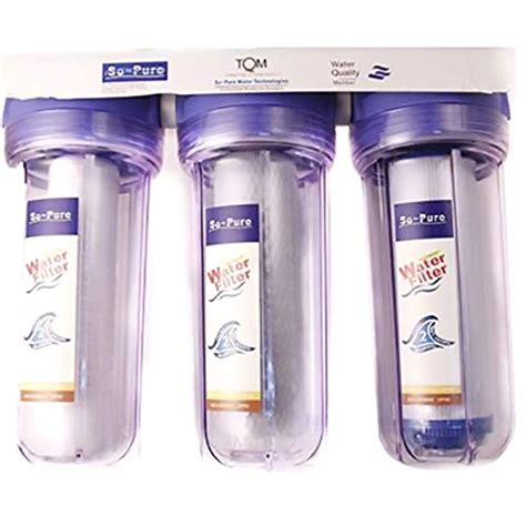 So Pure Triple Stage Under Counter Wall Mounted Water Purification ...