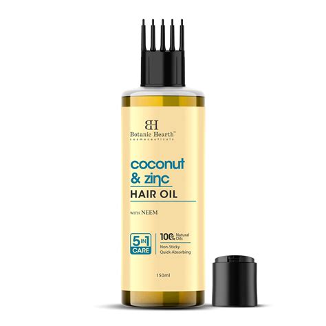Coconut & Zinc Pyrithione Hair Oil – 150ml – Botanic Hearth