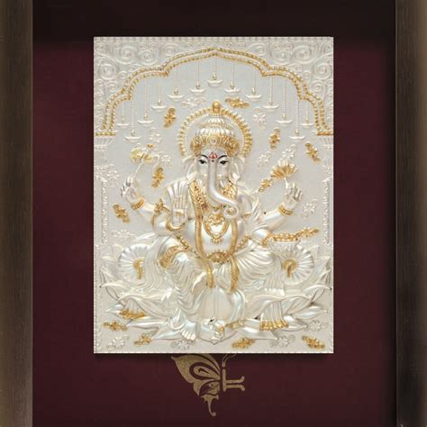 999 Pure Silver God Photo Frames by Krysaliis Isvara...