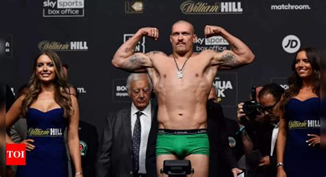 Oleksandr Usyk at heaviest weight ahead of Anthony Joshua clash ...
