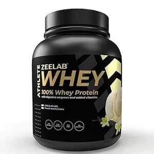 Zeelab Athlete Whey Protein 2_KG [60 Servings] | 24g Protein Per ...