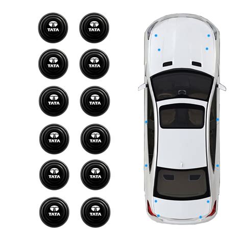 DAZZLIQ 12 pcs Rubber Car Door Shock Absorber Protection Stickers, Door ...