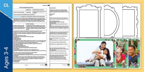 EYFS My Special People Treasure Box Adult Input Plan Pack