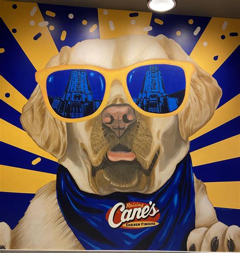 University of Pittsburgh/Raising Cane’s Labrador, Jason Brake, acrylic ...