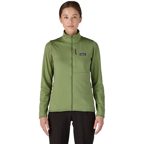 Patagonia Giacca in Pile Donna - R1 Thermal - Terrain Green - BIKE24