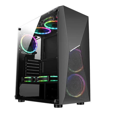 Amazon.in: Buy Coconut X4 Mid Tower ATX Gaming Cabinet/Computer Case, 3 ...