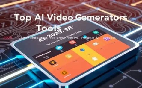 Top AI Video Generator Tools in 2025 – Compare Features, Pricing & Use ...