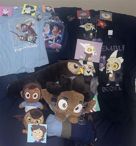 Since The Owl House ends today, here's my updated merch collection with ...