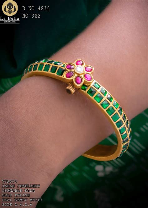 New Diamond Finishing Bangles April 30 2024 - Indian Jewelry Designs