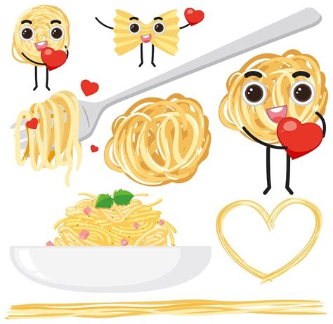 Spaghetti cartoon Afbeeldingen - Gratis downloaden op Freepik