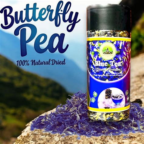 Blue Tea Butterfly Pea 100% Natural Dried Flower Tea – Himalayan Monk ...