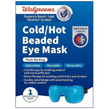 Walgreens Cold/Hot Gel Beaded Eye Mask | Walgreens