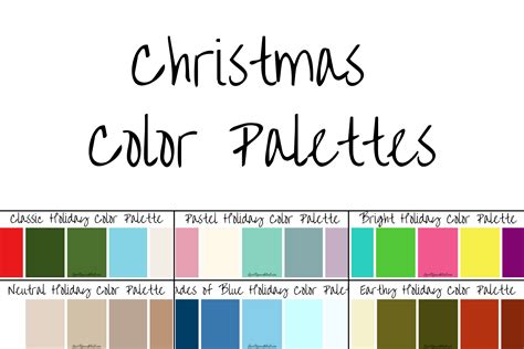 Christmas Holiday Color Palettes - Love Remodeled