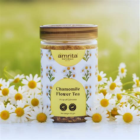 Chamomile Calm Flower Tea – Amrita Naturals