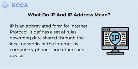 Image result for Define IP Address