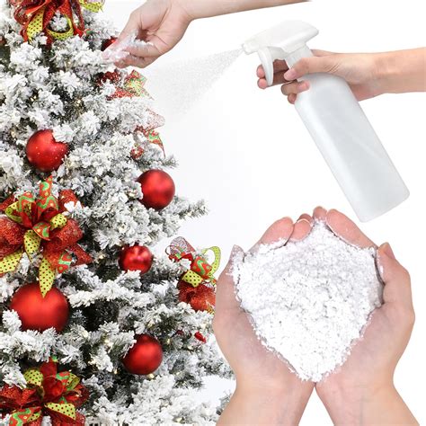 Amazon.com: Yonsya Instant Snow Flocking Powder with 1 Pack 500ml Spray ...