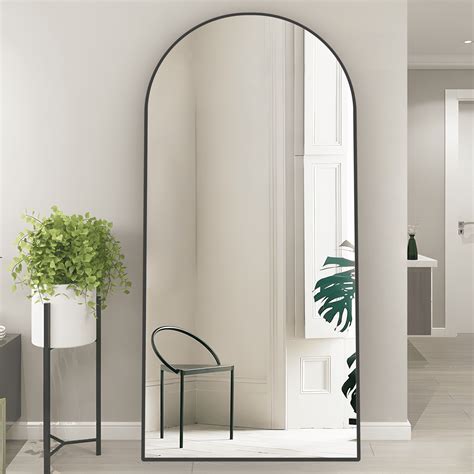 CONGUILIAO Arched Mirror Full Length Arch Mirror 65''x24'' Floor Mirror ...