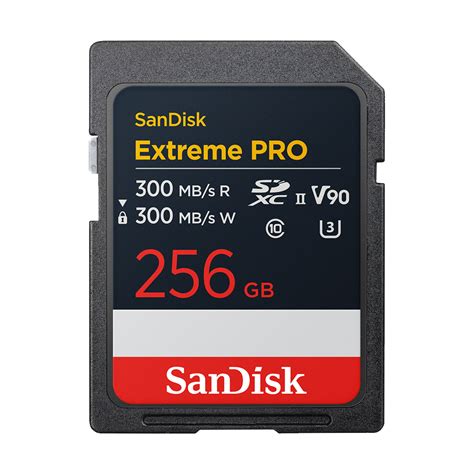 SanDisk 256GB Extreme PRO 300MB/s UHS-II SDXC Memory Card - Orms Direct ...