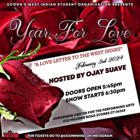 Year For Love, Jorgensen Center for the Performing Arts, Mansfield, 3 ...