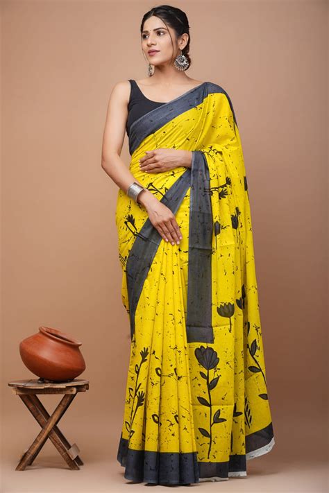 Cotton Sarees Manufacturer India, Cotton Saree Wholesaler Jaipur, Raja ...