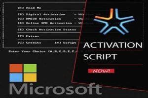 Image result for Install Microsoft Activation Scripts
