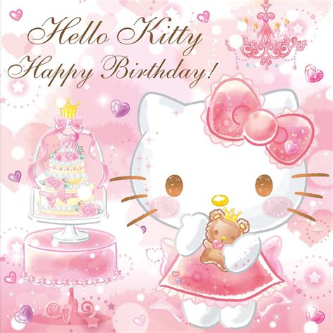 Hello Kitty Happy Birthday Achtergrond