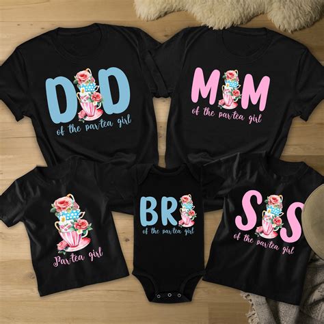 Tea Party Birthday, Birthday Par-tea, Birthday Girl Shirt, Tea Theme ...