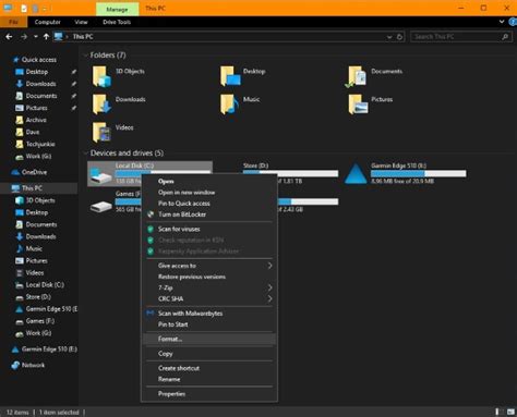 Format Win 7 的图像结果