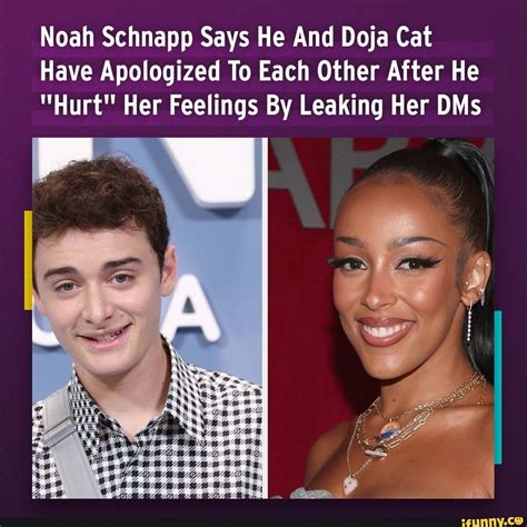 Noah Schnapp Says He And Doja Cat Have Apologized To Each Other After ...