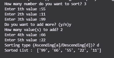 Image result for The Code for a Descending Algorithm in Python