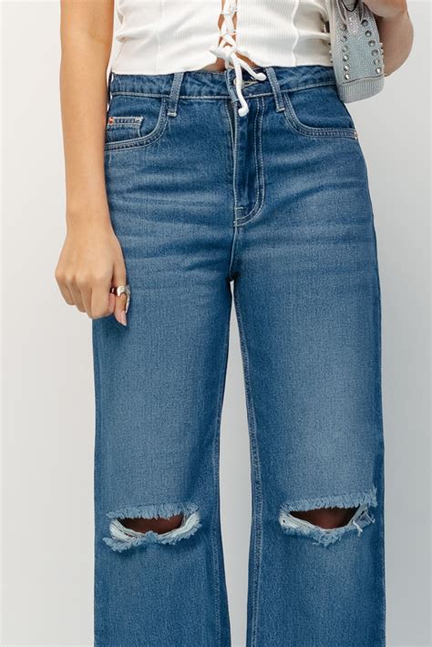 Buy Latest Style Wide Leg Jeans for Women Online