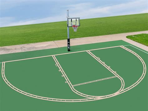 Amazon.com : Basketball Court Marking Kit Basketball Court Stencil Kit ...