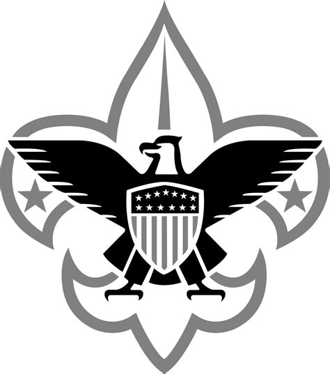 Eagle Scout Emblem Black And White