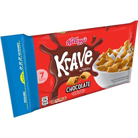 Buy Kellogg's Krave Breakfast Cereal, Chocolate, 32 Oz, Bag Online at ...