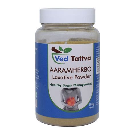 Buy Ved Tattva Digestion Supplement Aaram Herbo Laxative Powder 100 Gms ...