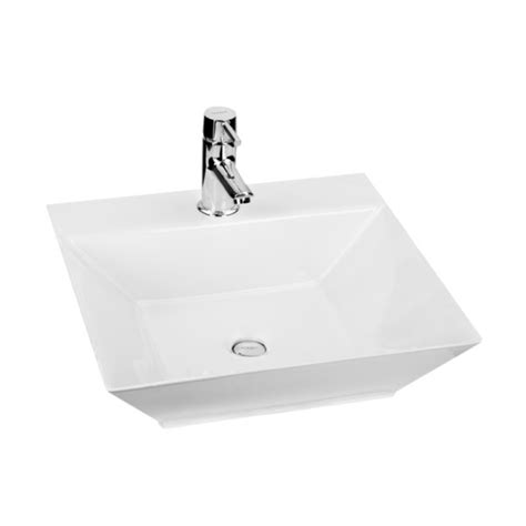 Eauset Brenta 455x455x130 White Over Counter Wash Basin | mykit | Buy ...