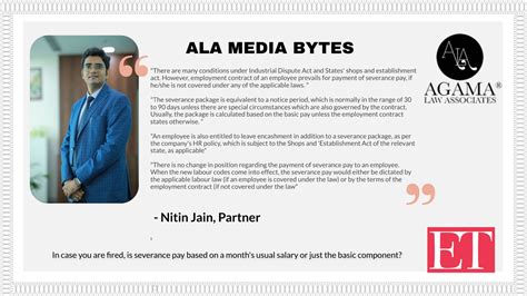 In case you are fired, is severance pay based on a month’s usual salary ...