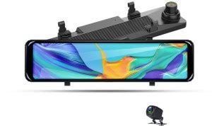 V88R 4K Dual Dash Camera with 11.26'' Mirror Display Touch Screen ...