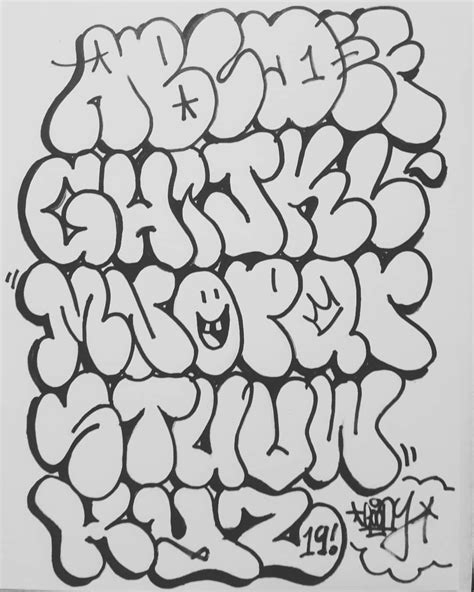 Graffiti Alphabet Bubble Throwie
