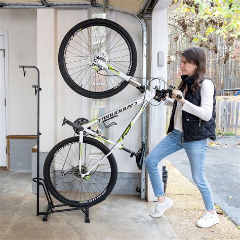 CycleStand Pro Vertical Bike Floor Stand, No-Lift Garage Bicycle ...