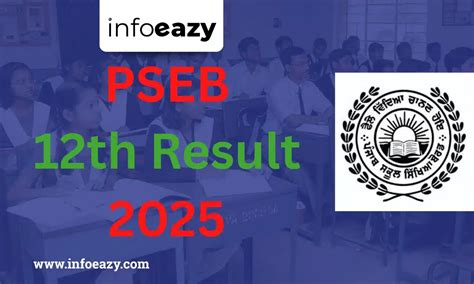 PSEB 12th Result 2025 Out, Steps to Download PDF @pseb.ac.in