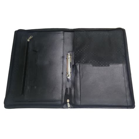 Essart Faux Leather 2 Ring Binder Clip File Folder, Certificate Folder ...