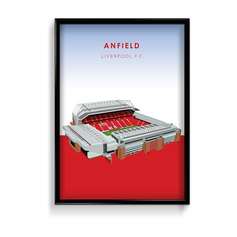 Anfield Liverpool F.C. Framed Poster – The Mortal Soul