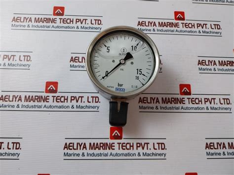 Wika En 837-1 Swiss Movement Pressure Gauge 0-16 Bar – Aeliya Marine Tech