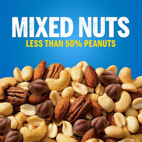 Buy Planters Mixed Nuts Less Than 50% Peanuts with Peanuts (Almonds ...
