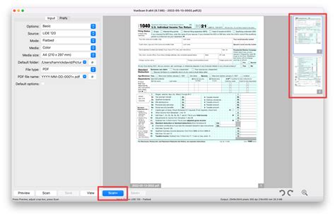 VueScan Tutorial 的图像结果